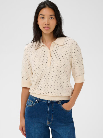 Part Two Anetti Pullover Dark Navy Dot Print