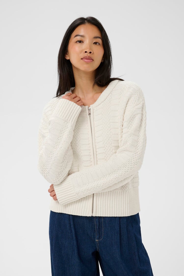 Part Two Aniela Cardigan Whisper White