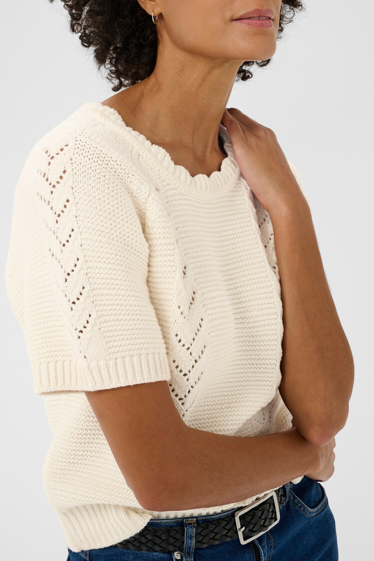 Part Two Anisette Pullover Whisper White
