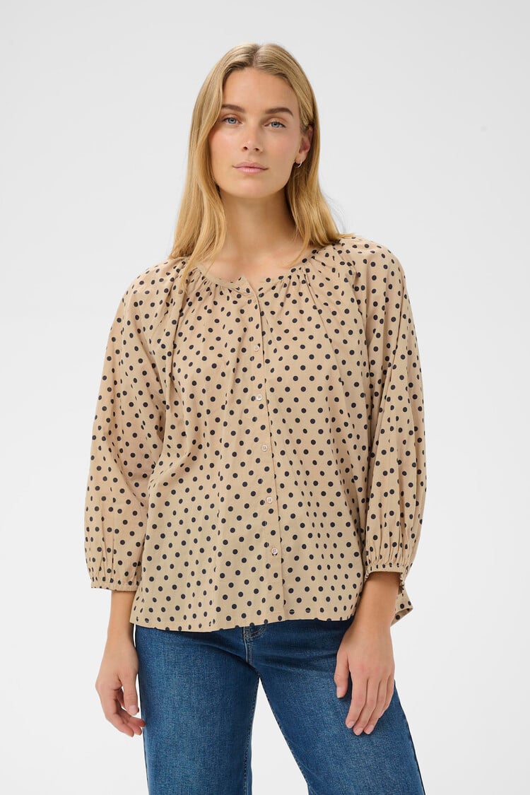 Part Two Alexi Blouse Blue Dot