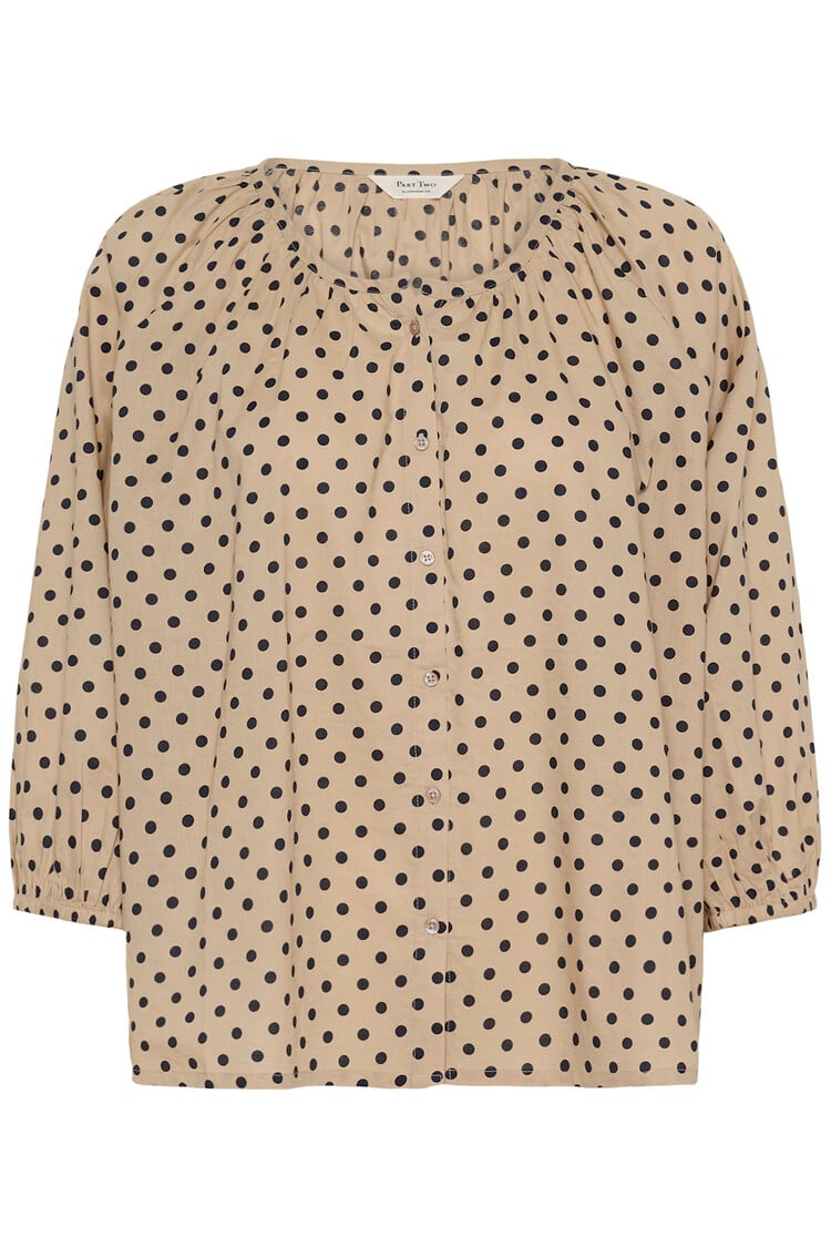 Part Two Alexi Blouse Blue Dot