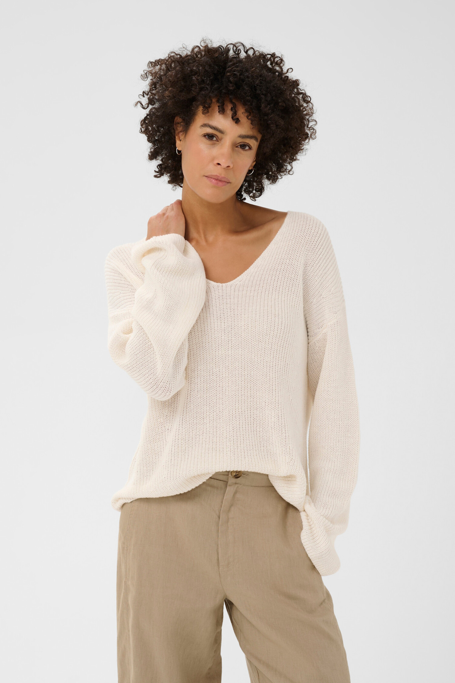 Part Two | Etronas Pullover Whisper White - Tryst Boutique