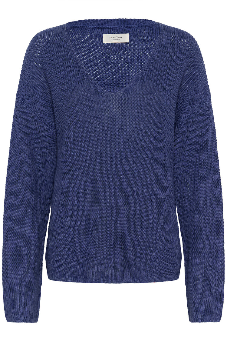 Part Two Etronas Pullover Blue Indigo