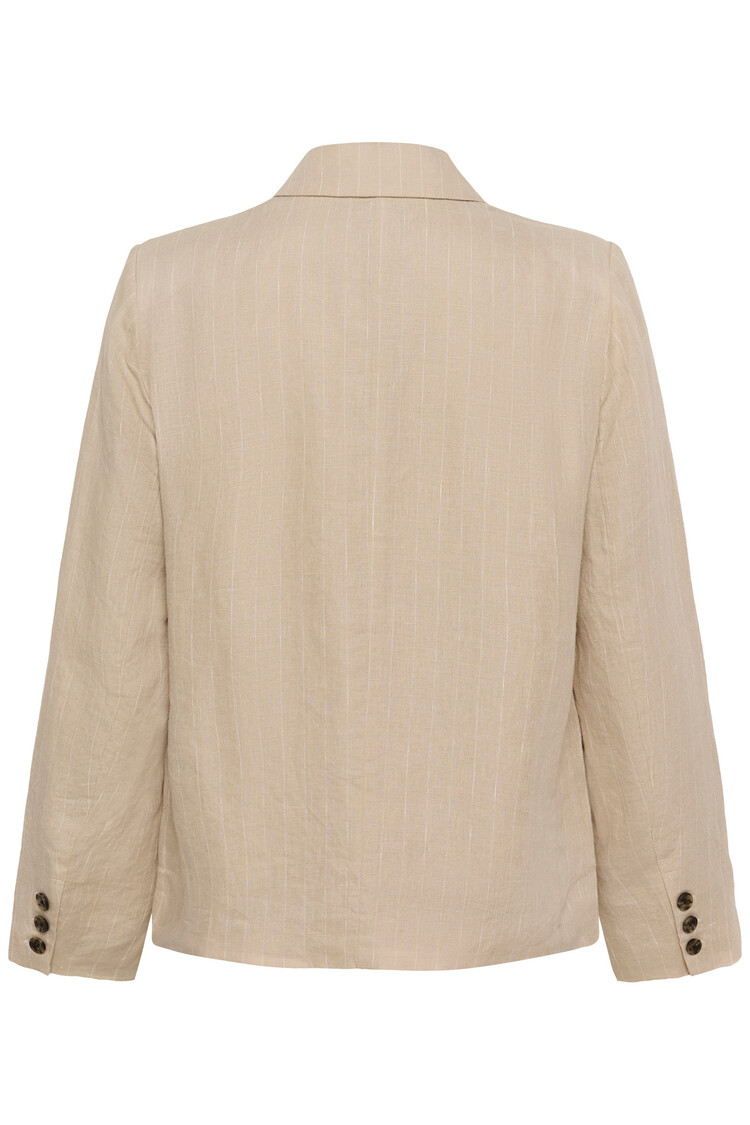 Part Two Alita Blazer Neutral Pinstripe