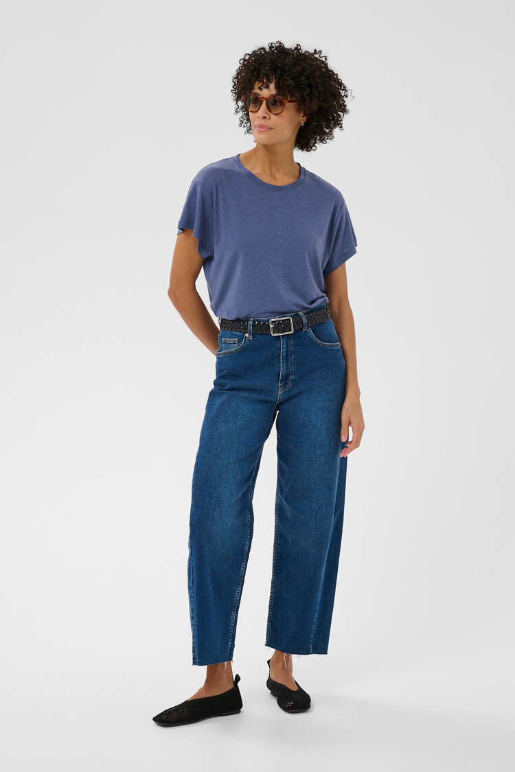 Part Two Anemona T-Shirt Blue Indigo