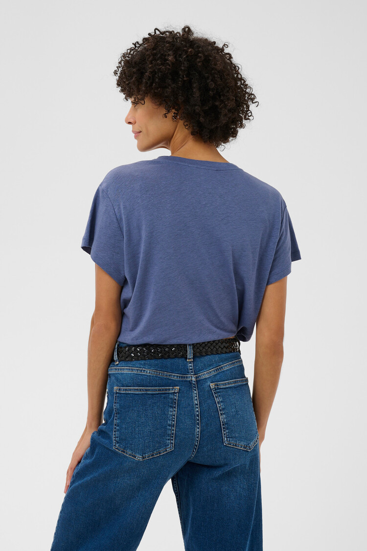 Part Two Anemona T-Shirt Blue Indigo
