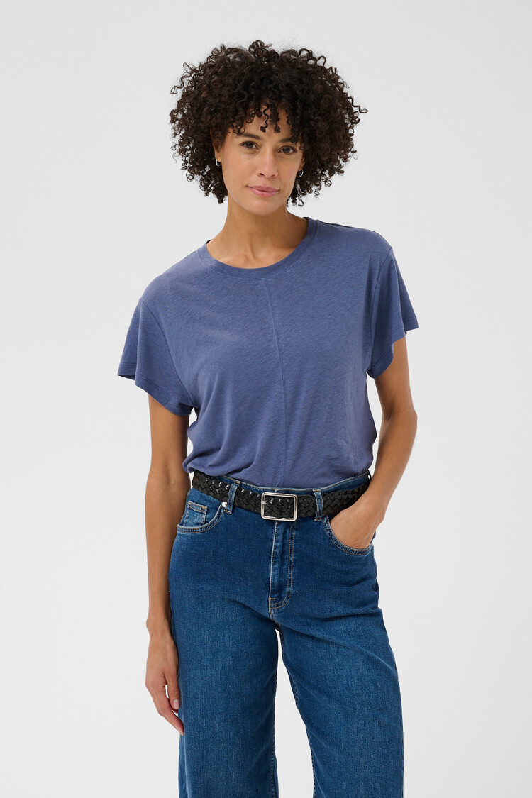 Part Two Anemona T-Shirt Blue Indigo