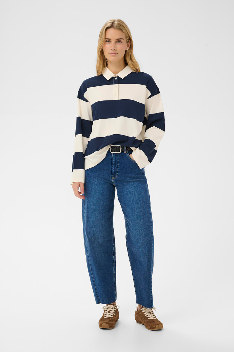 Part Two Amari T-Shirt After Midnight Stripe