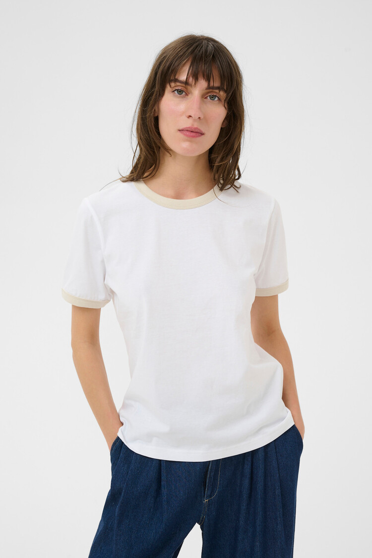 Part Two Angelita T-Shirt White/Oatmeal