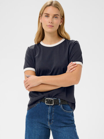 Part Two Angelita T-Shirt Navy/Whisper White