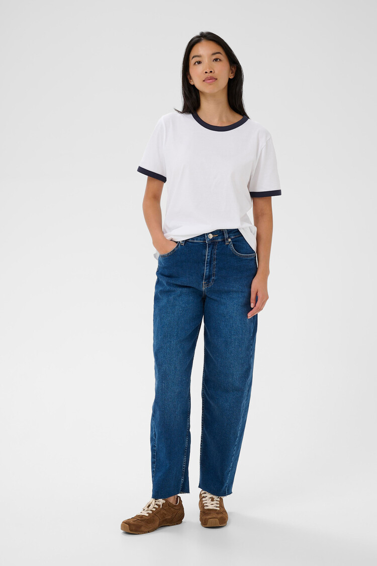 Part Two Angelita T-Shirt White/After Midnight