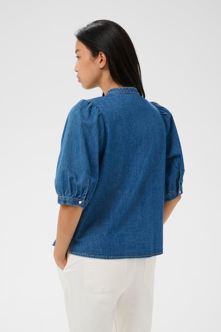 Part Two Azra Shirt Medium Blue Denim