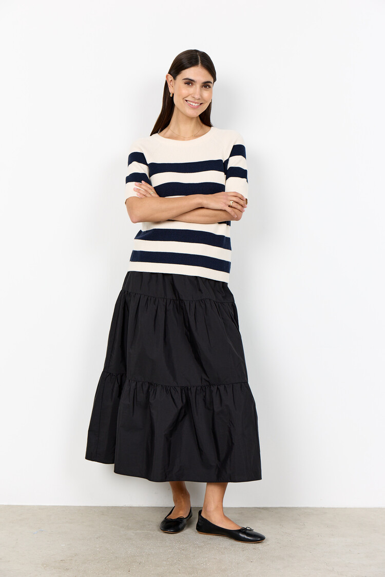 Soyaconcept Kanita Stripe 35 Pullover Navy