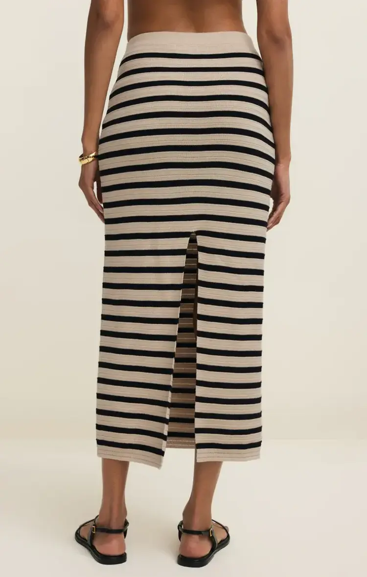 ZSupply Emori Striped Skirt Natural