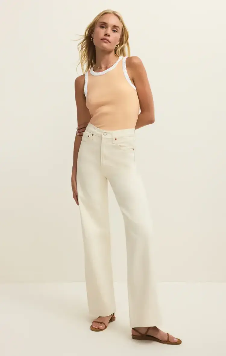 ZSupply Clarke Rib Tank Custard