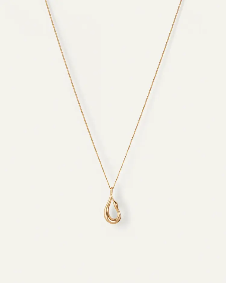 Jenny Bird Mini Egret Pendant Necklace Gold