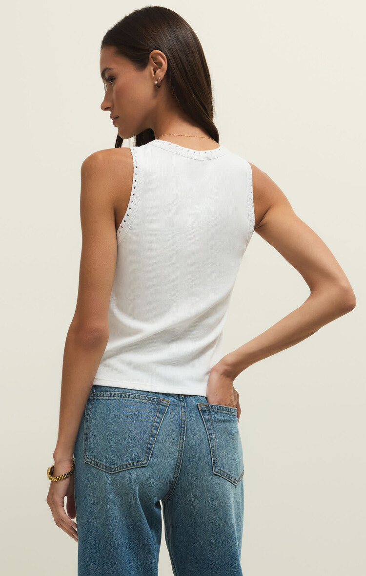 ZSupply Clarke Rib Tank White