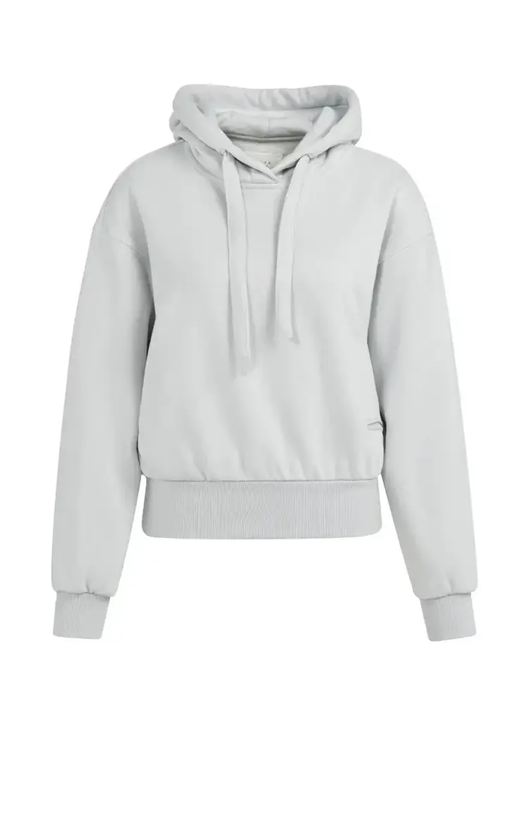 Yaya Hoodie with Drawstring Vapor Blue Grey