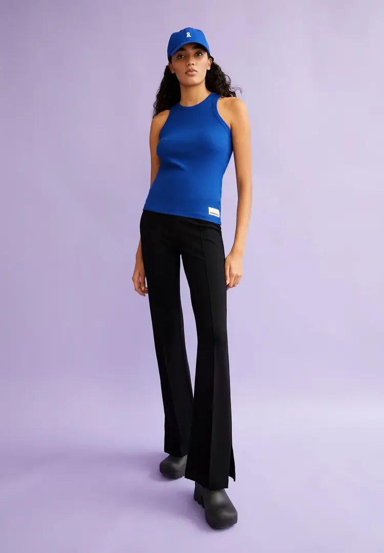 Armed Angels KANITAA Ribbed Tank Dynamo Blue