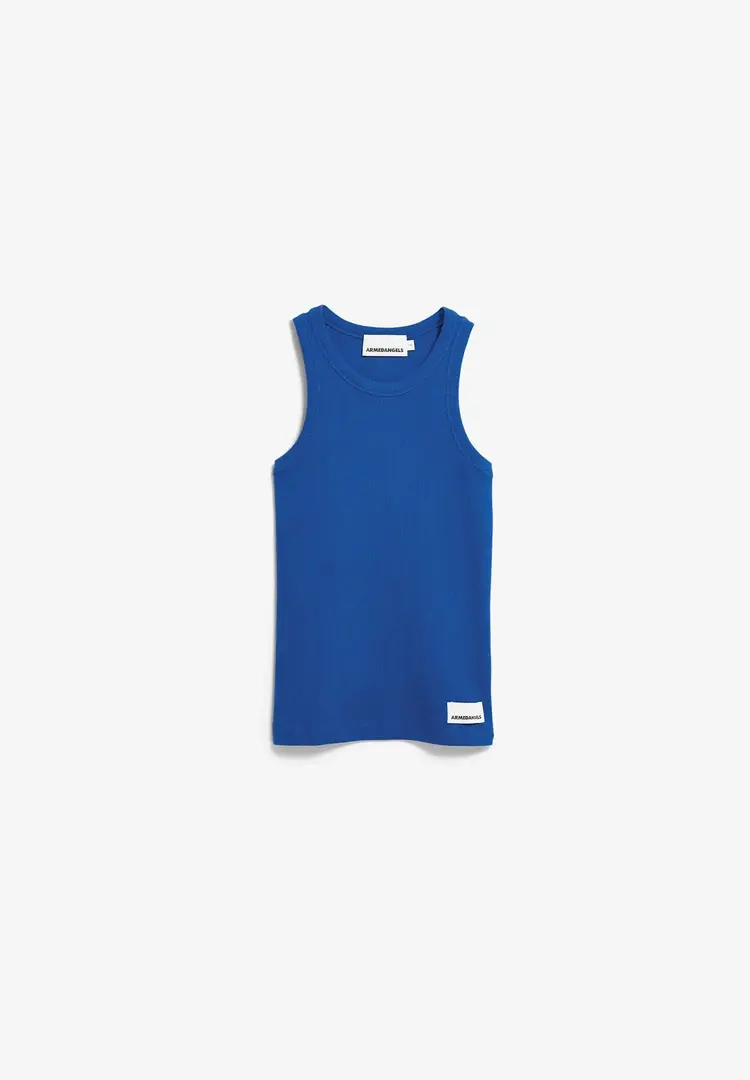 Armed Angels KANITAA Ribbed Tank Dynamo Blue
