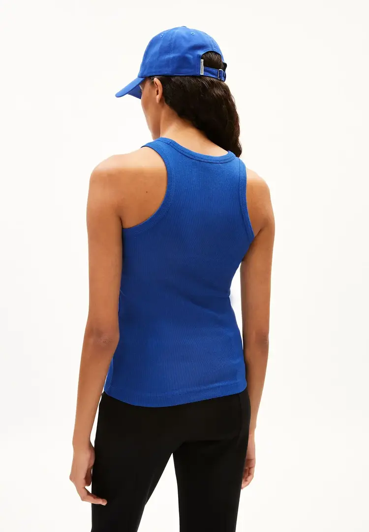 Armedangels KANITAA Ribbed Tank Dynamo Blue