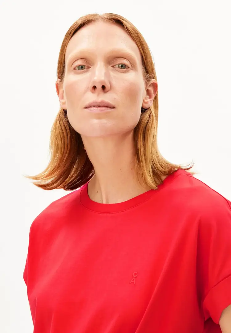 Armedangels IDAARA T-Shirt Mars Red