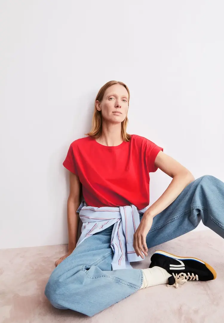 Armedangels IDAARA T-Shirt Mars Red