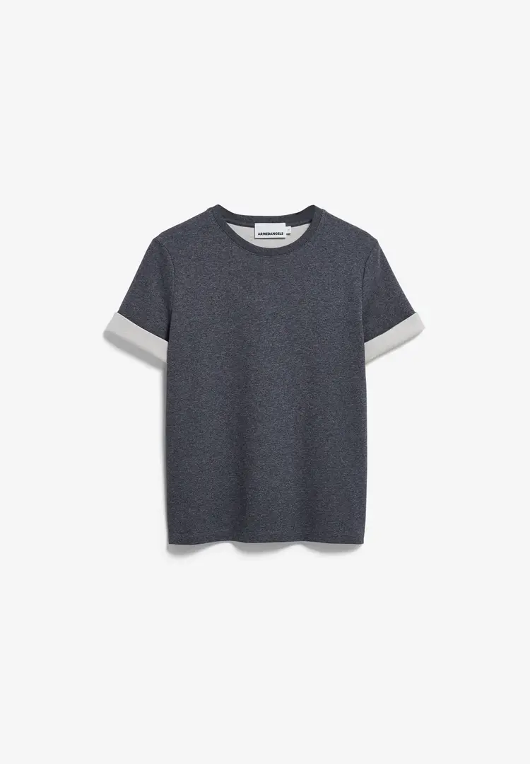 Armedangels UN-WASTED T-Shirt Steel Melange-Undyed