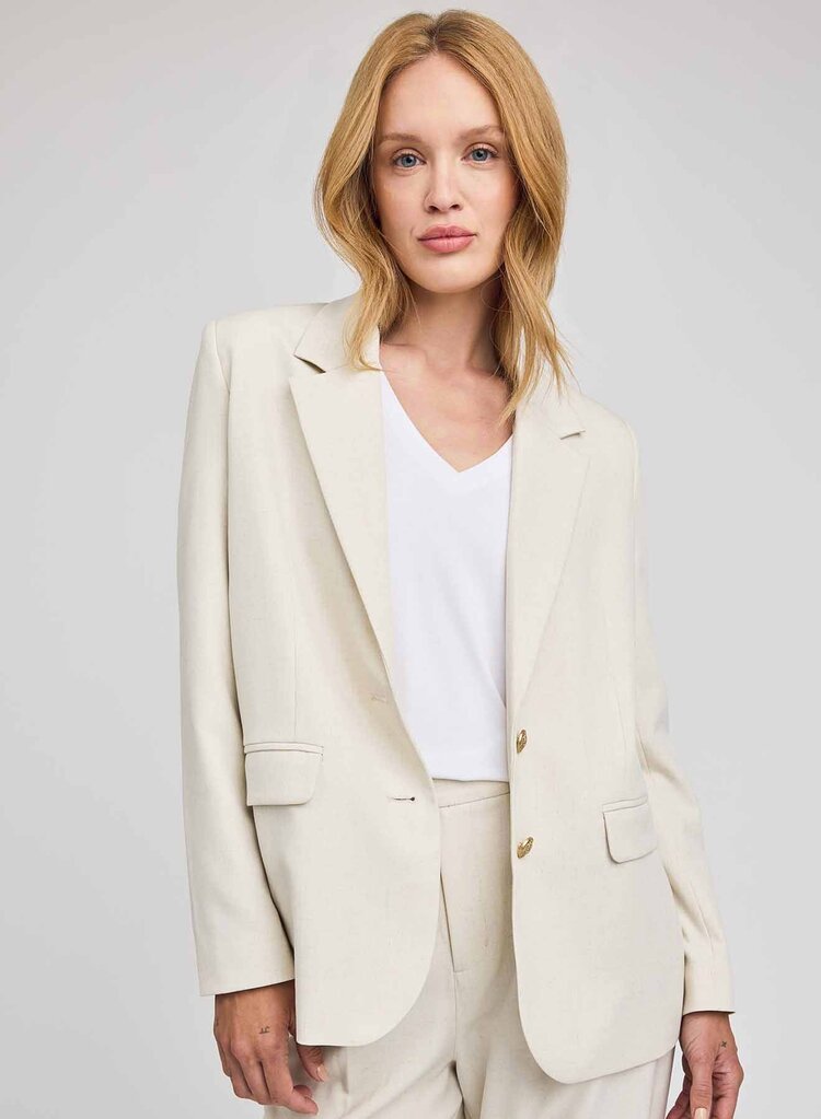 Gentle Fawn Margot Blazer Heather Cream