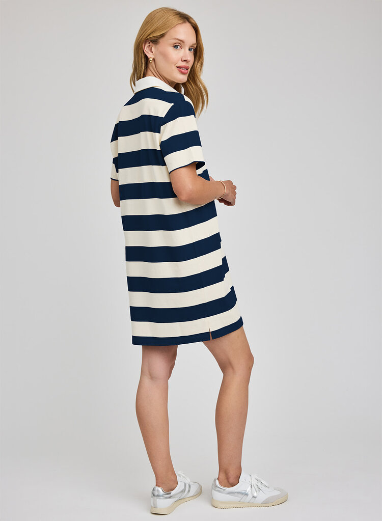 Gentle Fawn Colbie Dress Navy Stripe