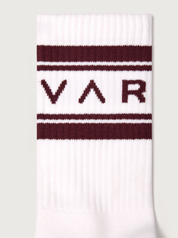 Varley Astley Active Sock White/Port
