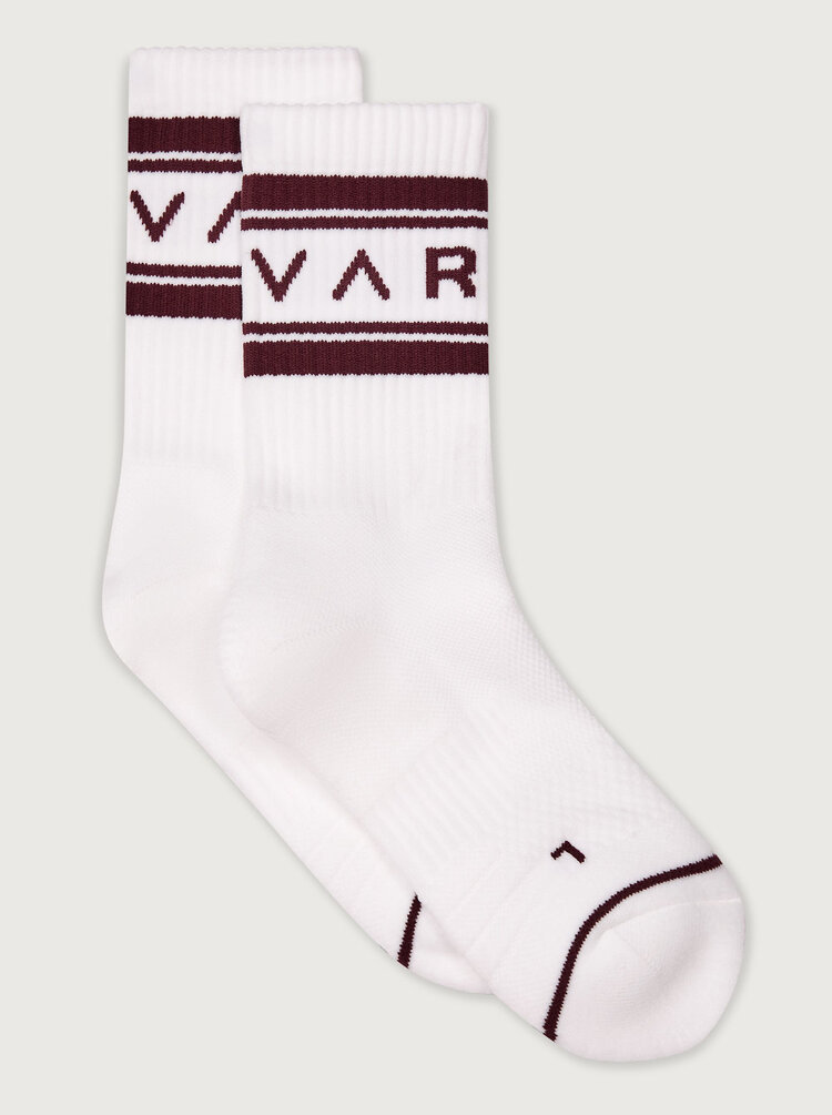 Varley Astley Active Sock White/Port