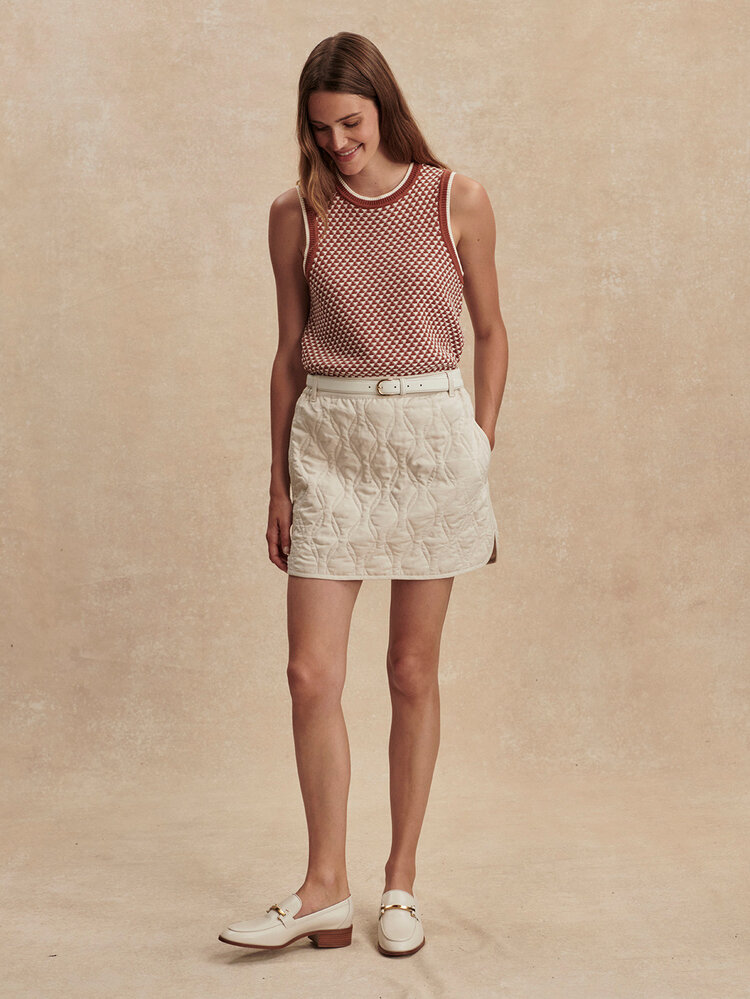 Varley Jenson Stitch Knit Tank Maple