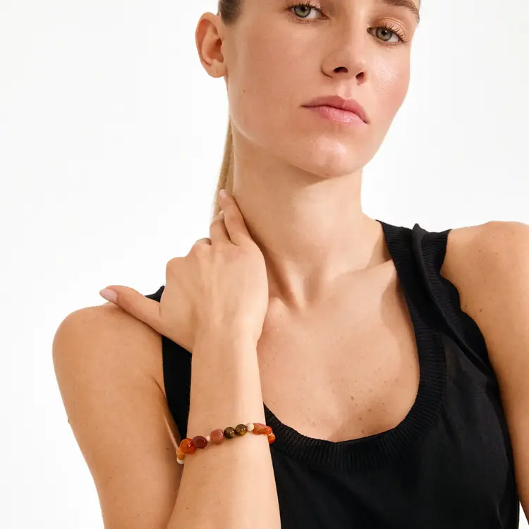 Pilgrim Jewellery IRIS Bracelet Red/Multi