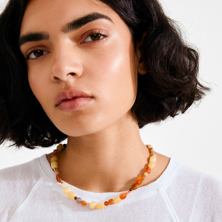 Pilgrim Jewellery IRIS Necklace Silver-Plated/Multi