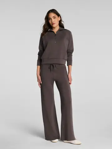 Spanx Air Essentials Wide Leg Pant Dk Cacao