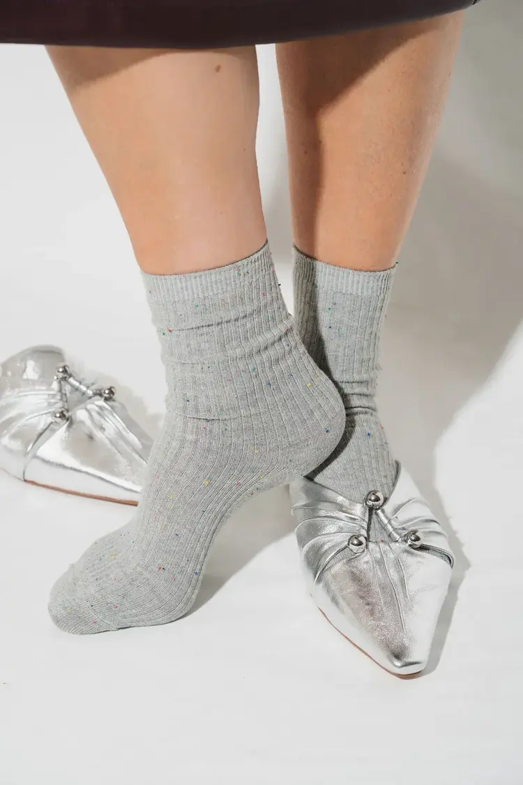 Unified Socks Confetti Socks Ash Grey