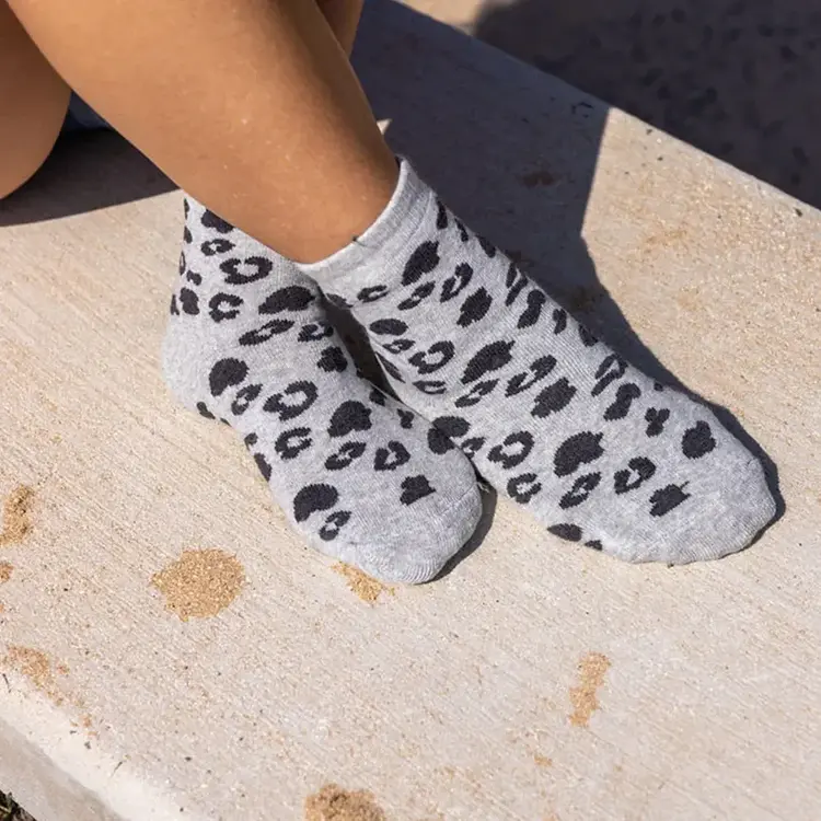 Unified Socks Leopard Socks Heather Grey