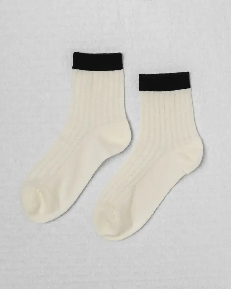 Unified Socks Sunday Socks Black Stripe