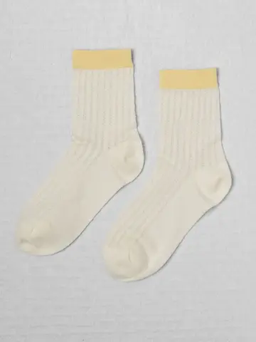 Unified Socks Sunday Socks Lemon Stripe