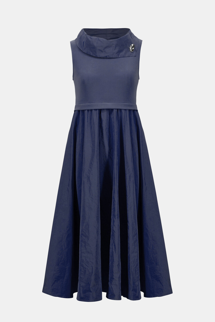 Joseph Ribkoff Silky Knit Fit & Flare Dress Midnight Blue