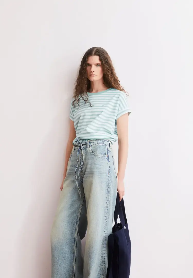 Armedangels IDAARA Stripes Shirts White-Foam