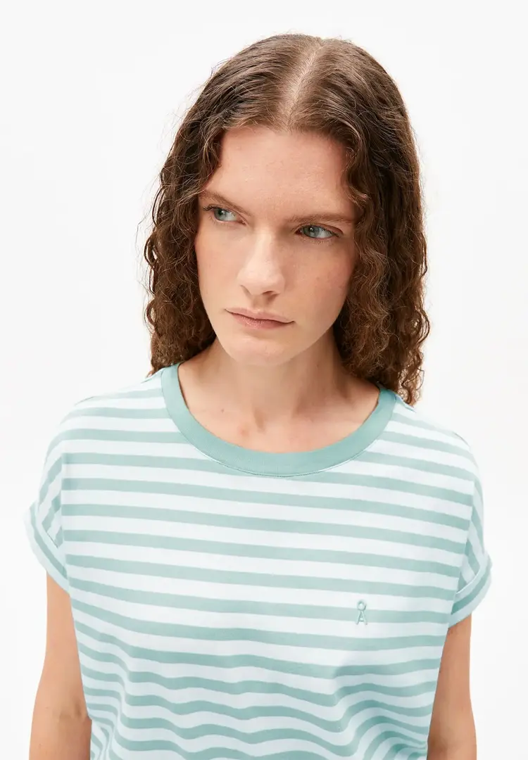 Armedangels IDAARA Stripes Shirts White-Foam