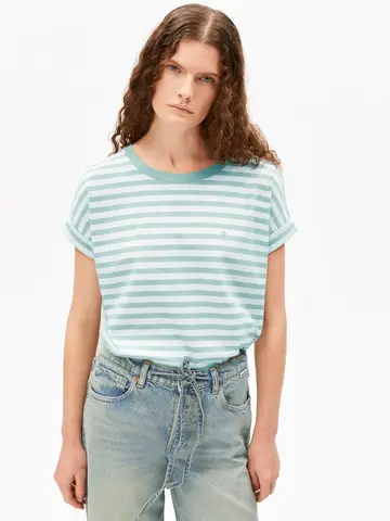 Armed Angels IDAARA Stripes Shirts White-Foam