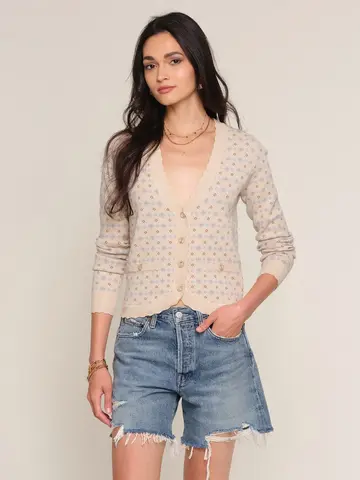Heartloom Vince Cardigan Bisque