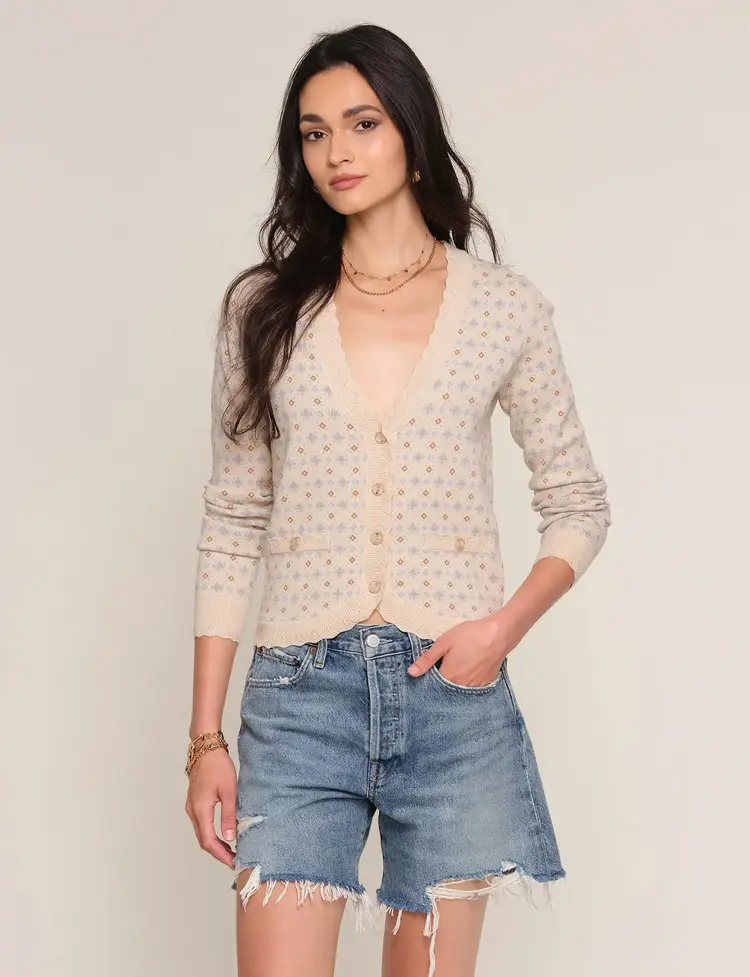 Heartloom Vince Cardigan Bisque