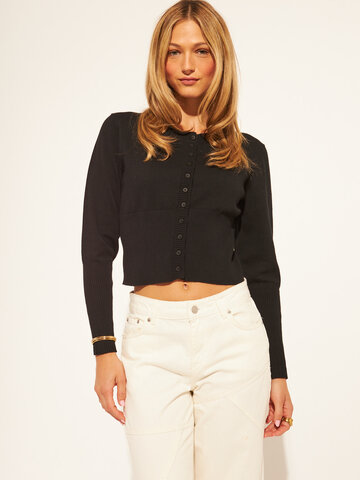 John & Jenn Kyle Cardigan Caviar