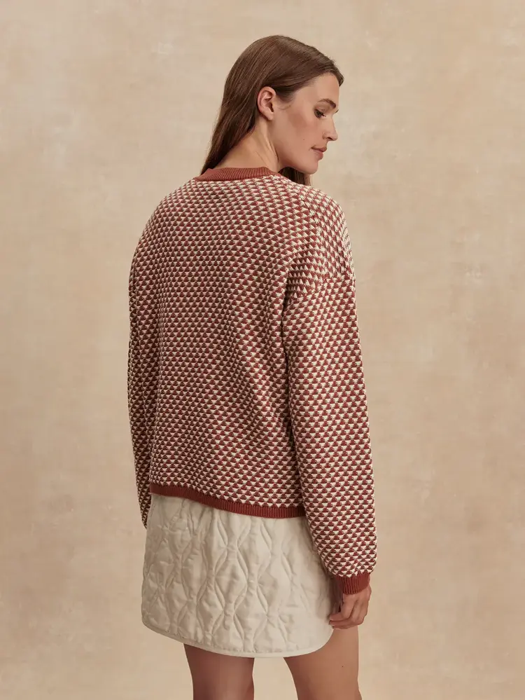 Varley Elmwick Knit Jacket Maple