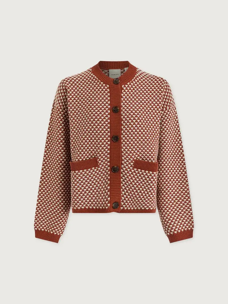 Varley Elmwick Knit Jacket Maple