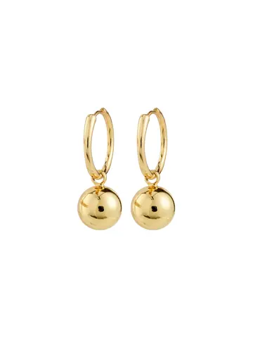 Pilgrim Jewellery AIR Hoop Earrings Gold Plated